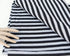 Black and Heather Gray Fabric Stripe Sweater Knit fabric by the Yard  Extra Wide